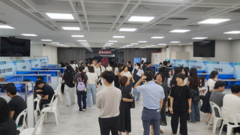 호산대, 일자리 박람회…생생 취업정보 호응