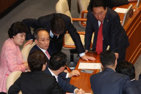 쌍특검 표결에 여권 이탈표, 당원·보수우파 자격 있나? 향후 추 원내대표 역할 주목