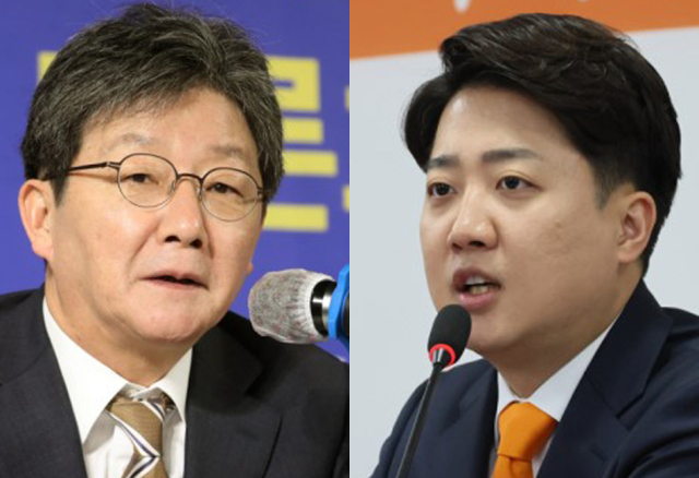 유승민, 이준석. 연합뉴스
