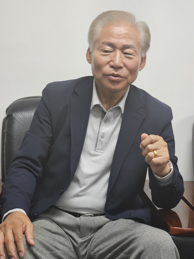 이용신 울진군체육회장. 이상원 기자