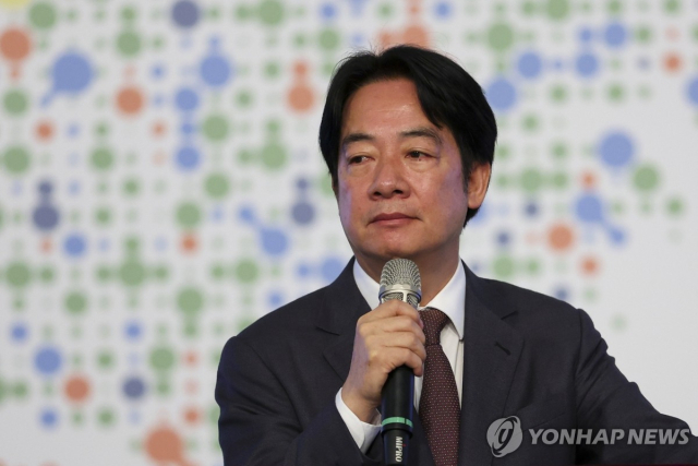 라이칭더 대만 총통. 연합뉴스