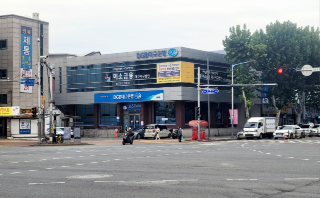 반고개역 서편 출입구가 설치될 예정인 반고개네거리 전경. 이주한 서구의원 제공