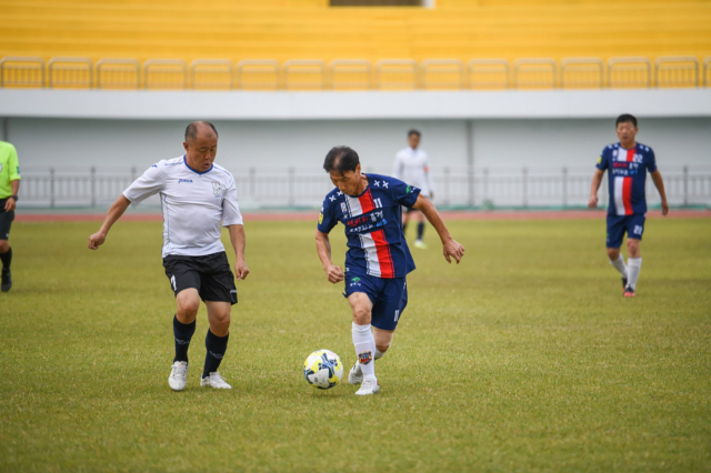 지난해 열린 영주시장기 전국 축구대회 경기 모습. 영주시 제공