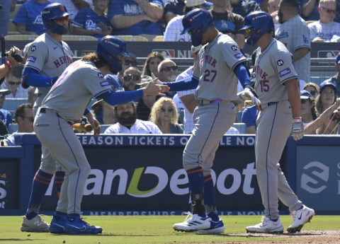 MLB 메츠, 만루 홈런 앞세워 다저스에 반격…NLCS 1승 1패