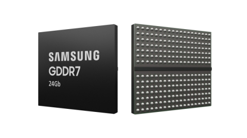 삼성전자, 업계 최초 24Gb GDDR7 D램 개발