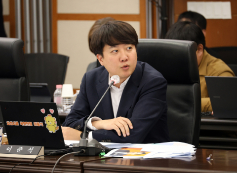 이준석, 55경비단 동원에 