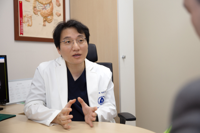 한영석 대구가톨릭대병원 간담췌외과 교수가 병원에서 추진중인 