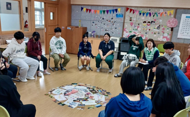 무안중학교 전교생을 대상으로 한 