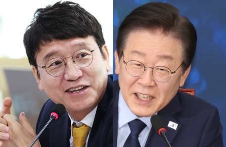 김웅 전 국민의힘 국회의원, 이재명 더불어민주당 대표. 연합뉴스