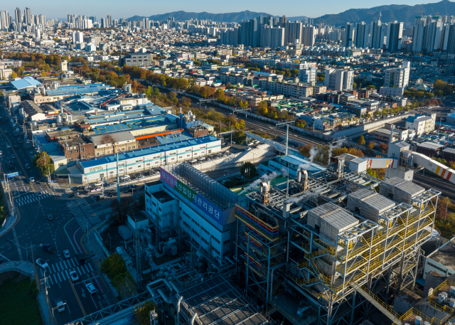 대구 서구 비산동 상공에서 바라본 대구염색산업단지 일대 모습. 매일신문DB