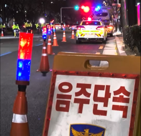 음주운전 단속 현장. 사진은 기사내용과 관련 없음. 대구경찰청 제공