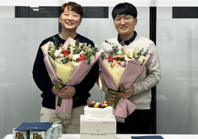 제4대 대구교사노조 위원장으로 선출된 이보미 위원장(왼쪽)과 서모세 수석부위원장. 대구교사노조 제공