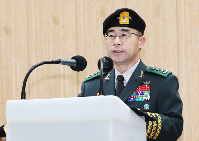 29일 오전 경기도 광주시 육군 특수전학교에서 열린