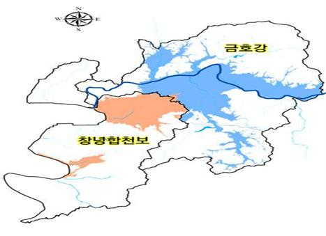 비점오염원 관리대책 지역 현황. 대구시 제공