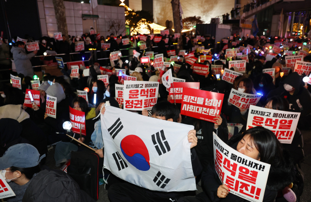 9일 오후 인천 남동구 구월동 롯데백화점 인천점 앞 도로에서 열린 