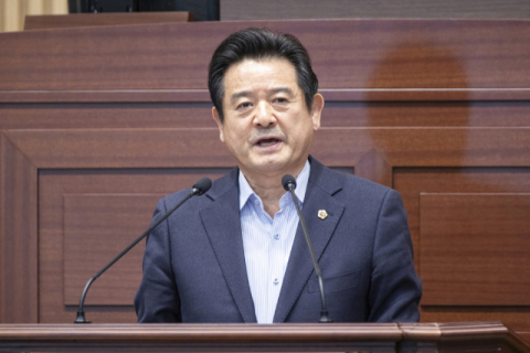 경북도의회 5분 자유발언에서 국회 '대왕고래 프로젝트' 예산 삭감 비판