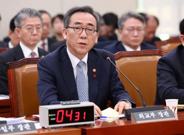 조태열 외교부 장관. 연합뉴스