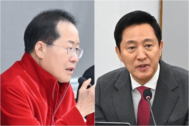 홍준표 전 대구시장, 오세훈 서울시장. 매일신문 DB.