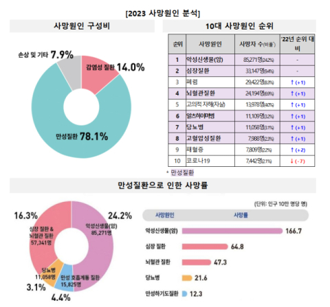지난해 당뇨병·암 등 만성질환 진료비 90조원