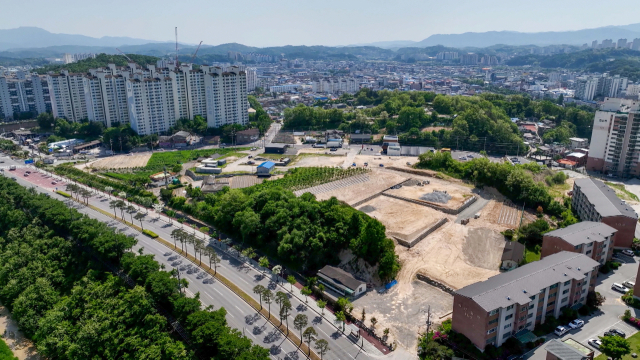 지역활력타운 예정부지 전경. 영주시 제공
