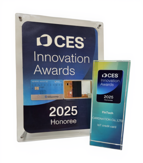 KB국민카드, CES 2025 혁신상 수상…IoT 기술 접목한 신용카드 주목