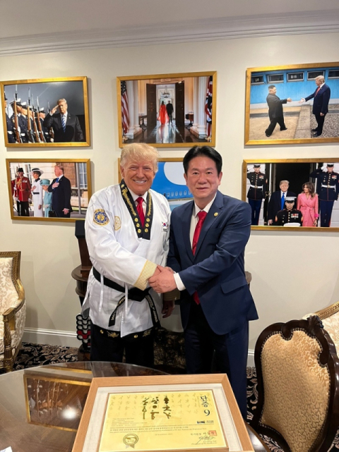 이동섭 국기원장, 20일 미국 트럼프 대통령 취임식 참석