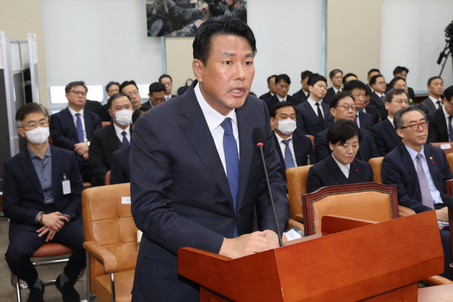 김태효 국가안보실 1차장이 15일 국회 