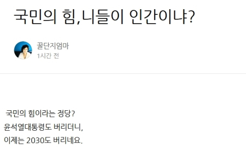 전여옥, 국민의힘 손절? 