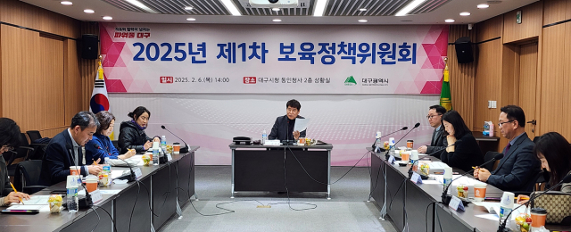 대구시는 지난 6일 학부모와 보육전문가, 어린이집 원장 등이 참석한 가운데 시 보육정책위원회를 개최하고 2025년 보육정책 시행계획 등을 심의·의결했다고 9일 밝혔다. 대구시 제공