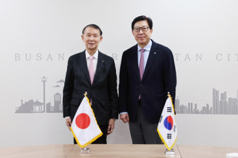 박형준 부산시장, 日 와카야마현 대표단과 워케이션 활성화 논의