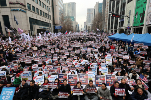 여야, 광주 탄핵 반대 집회 놓고 언쟁…집회·결사, 표현의 자유 논란