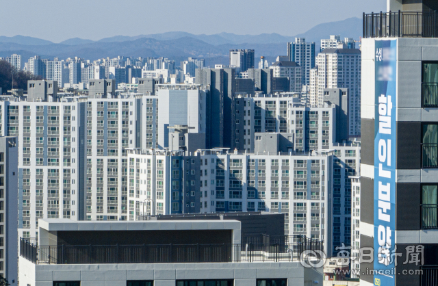 대구 수성구 파동의 한 아파트 단지. 매일신문 DB