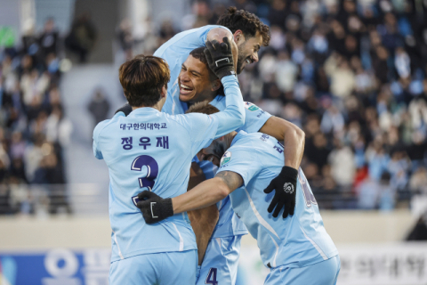 대구FC, 창단 첫 개막 2연승…리그 초반 선두 '우뚝'
