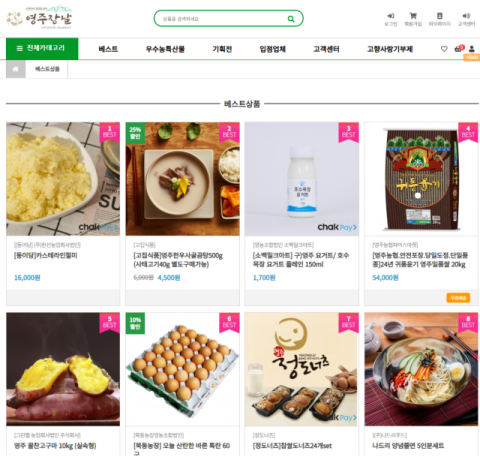 '영주장날' 설맞이 특별 판매 성료…20억 원 판매 돌파
