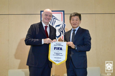 피파·아사아축구연맹회장, 정몽규 축구협회장 4선 축하 서신