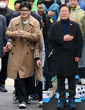 한동훈, 이재명. 연합뉴스