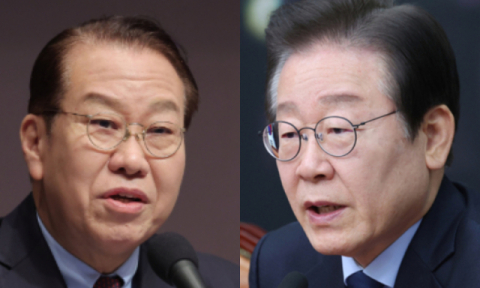 정당 지지율 국힘 38.5% 민주 39.2%…오차범위 내 접전