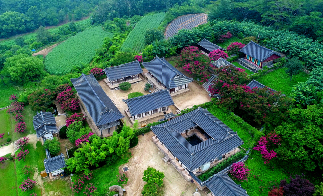 유네스코세계문화유산으로 지정된 안동 병산서원의 전경. 매일신문DB