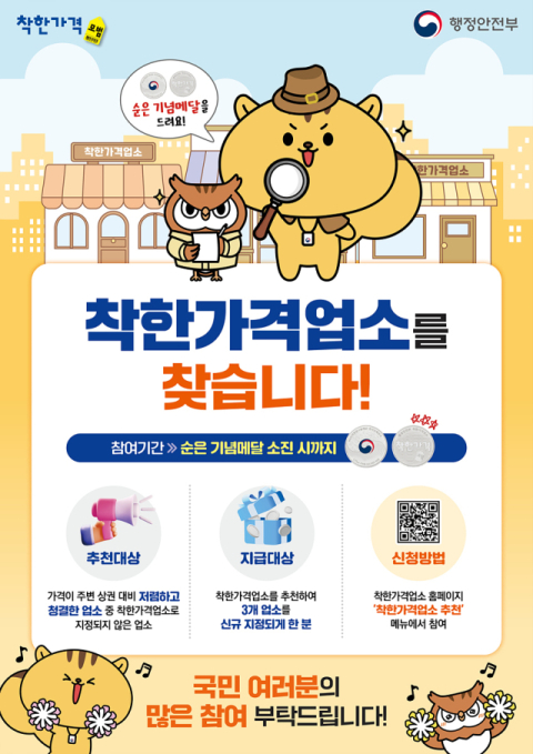 대구시, '착한가격업소' 지원 확대…550곳 목표로 신규 발굴 추진