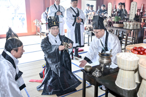 지난 9일 대구향교에서 을사년 석전대제 열려