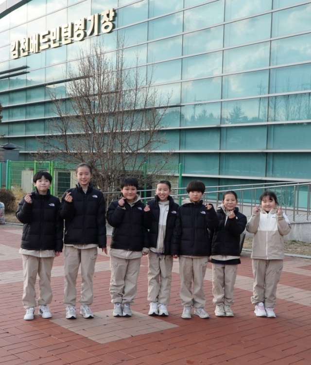 청송초등학교 배드민턴부가 7~9일 김천실내체육관에서 열린 
