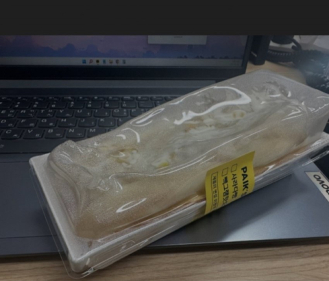 '플라스틱 케이스 빵 그대로 전자레인지에?' 빽다방 논란, 더본코리아 