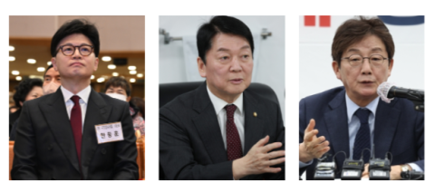 TK 찾는 '찬탄' 한동훈·유승민·안철수…민심의 방향은