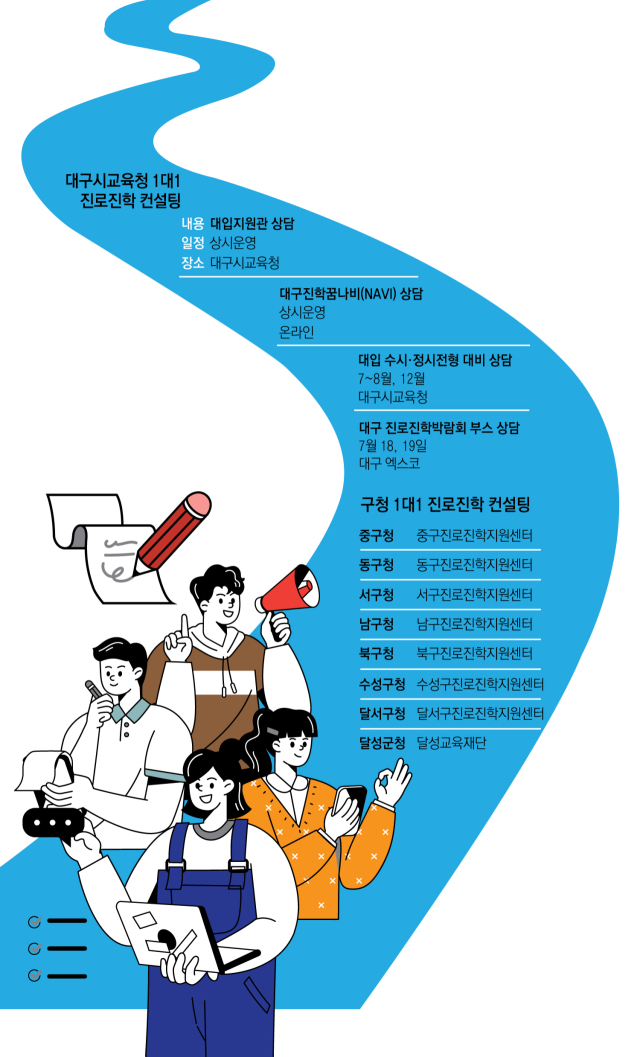대구시교육청·구청 1대1 진로진학 컨설팅. 매일신문