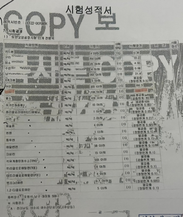 2023년 10월 포항시 도시계획위원회 심의 안건인 포항 상생근린공원 공동주택사업 