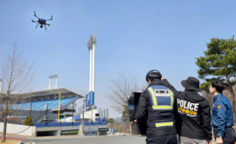 대구경찰청, 미래치안구현TF출범…프로야구 개막전부터 드론 활용 순찰