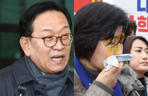 백혜련 '날계란 테러'에 석동현 