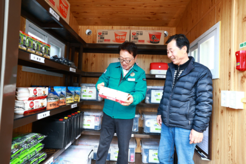 울진군 전국 최초 고립위험 마을에 '안심컨테이너 설치'