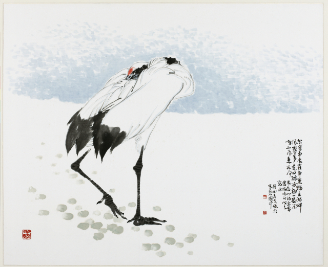 [이인숙의 옛그림 예찬] <291>노화가의 자화상 같은 학 그림