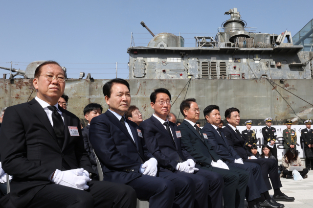 26일 경기도 평택시 해군 제2함대 사령부에서 열린 